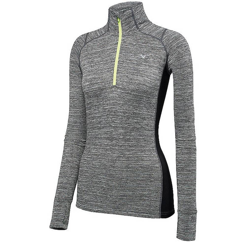 Damske Treningove Oblecenie Mizuno Alpha Half Zip Čierne Vypredaj OSNP21065